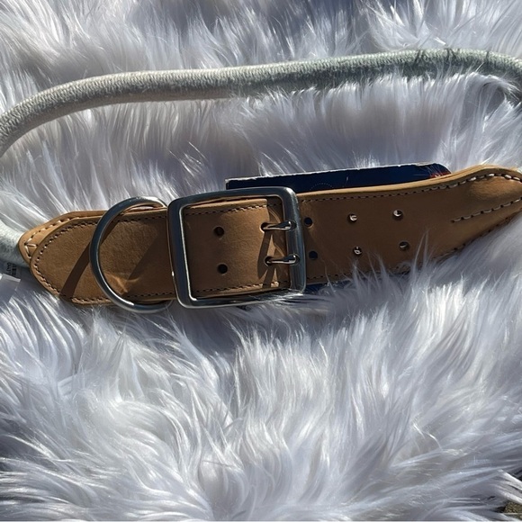 NWT Youly Vegan Leather & Rope Tie Dye Dog Collar Size XXL/XXXL - Picture 12 of 13